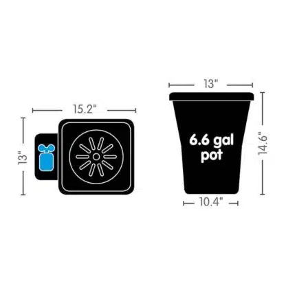 Night Owl 4 Pot XL System Bundle (6.6 gal pots) - Image 7